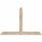 Ekena Millwork Portland Smooth Timber Gable Bracket, Douglas Fir, 48"W x 32"H x 3 1/2"D x 3 1/2"F, 16/12 Pitch GBW048X32X0404POR00SDF - alternate 1
